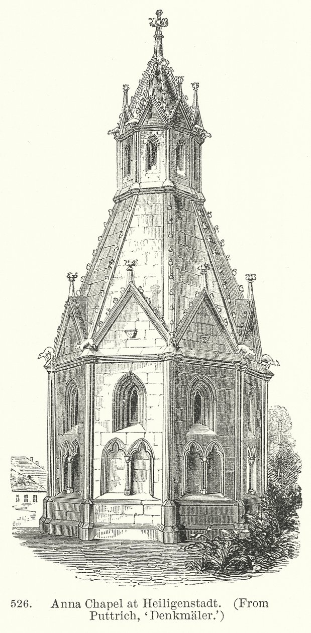 Anna Kapelle in Heiligenstadt (Gravur) von English School