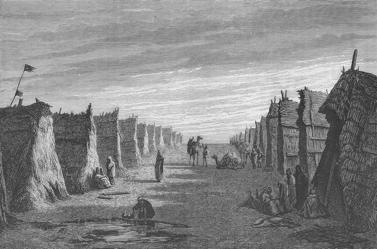 Arabisches Dorf in der Nähe von Port Said von English School