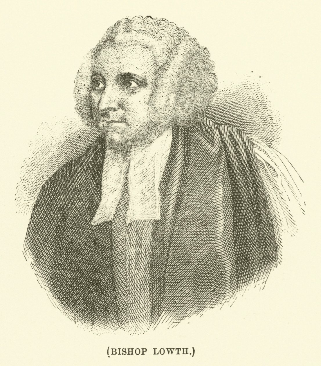 Bischof Lowth (Gravur) von English School