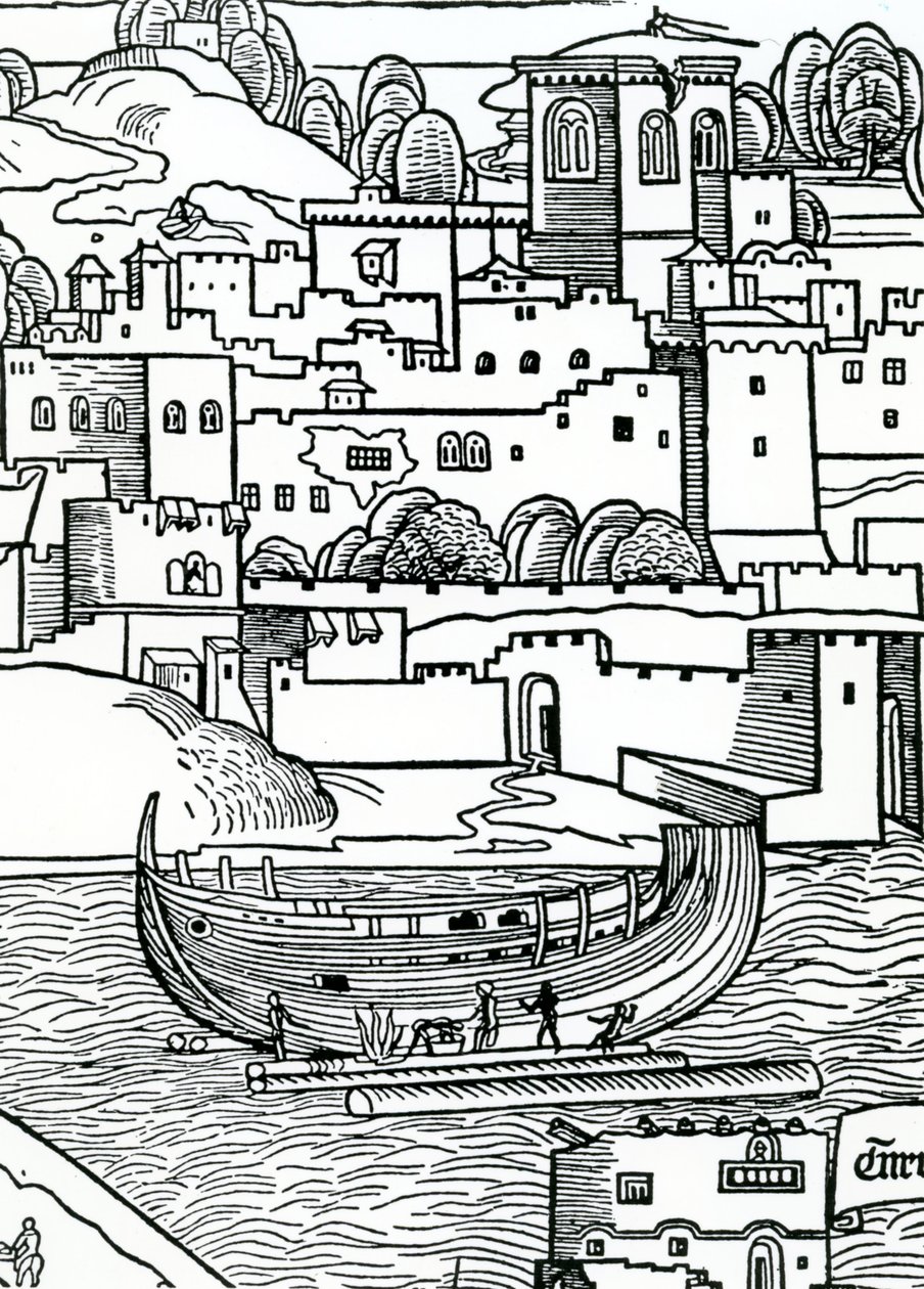 Ein Schiff ausbrennen von English School
