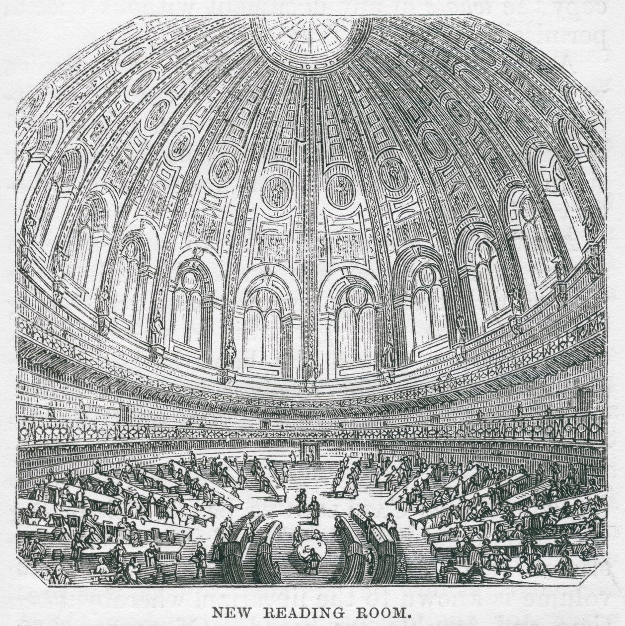 Britisches Museum: Neuer Lesesaal von English School