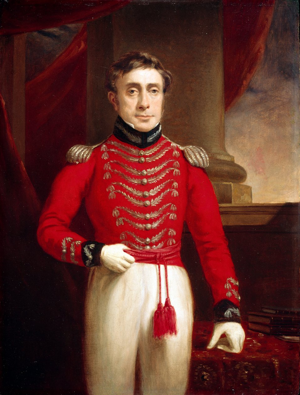 Kapitän David Leighton (1774-1860) 4. Regiment Native Infantry, ca. 1804 von English School