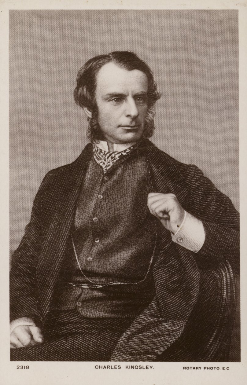 Charles Kingsley (1819-1875), englischer Geistlicher, Historiker und Romanautor von English School