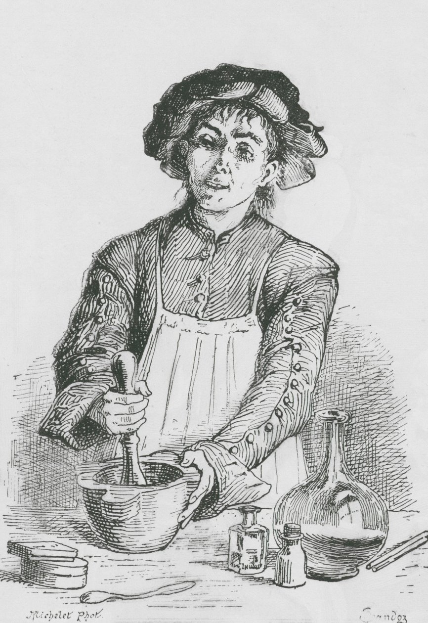 Chemiker (Gravur) von English School