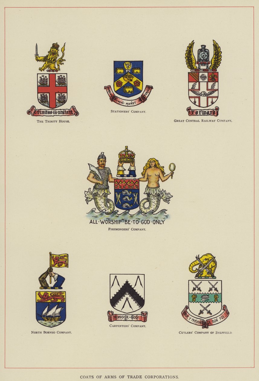 Wappen der Handelskorporationen von English School