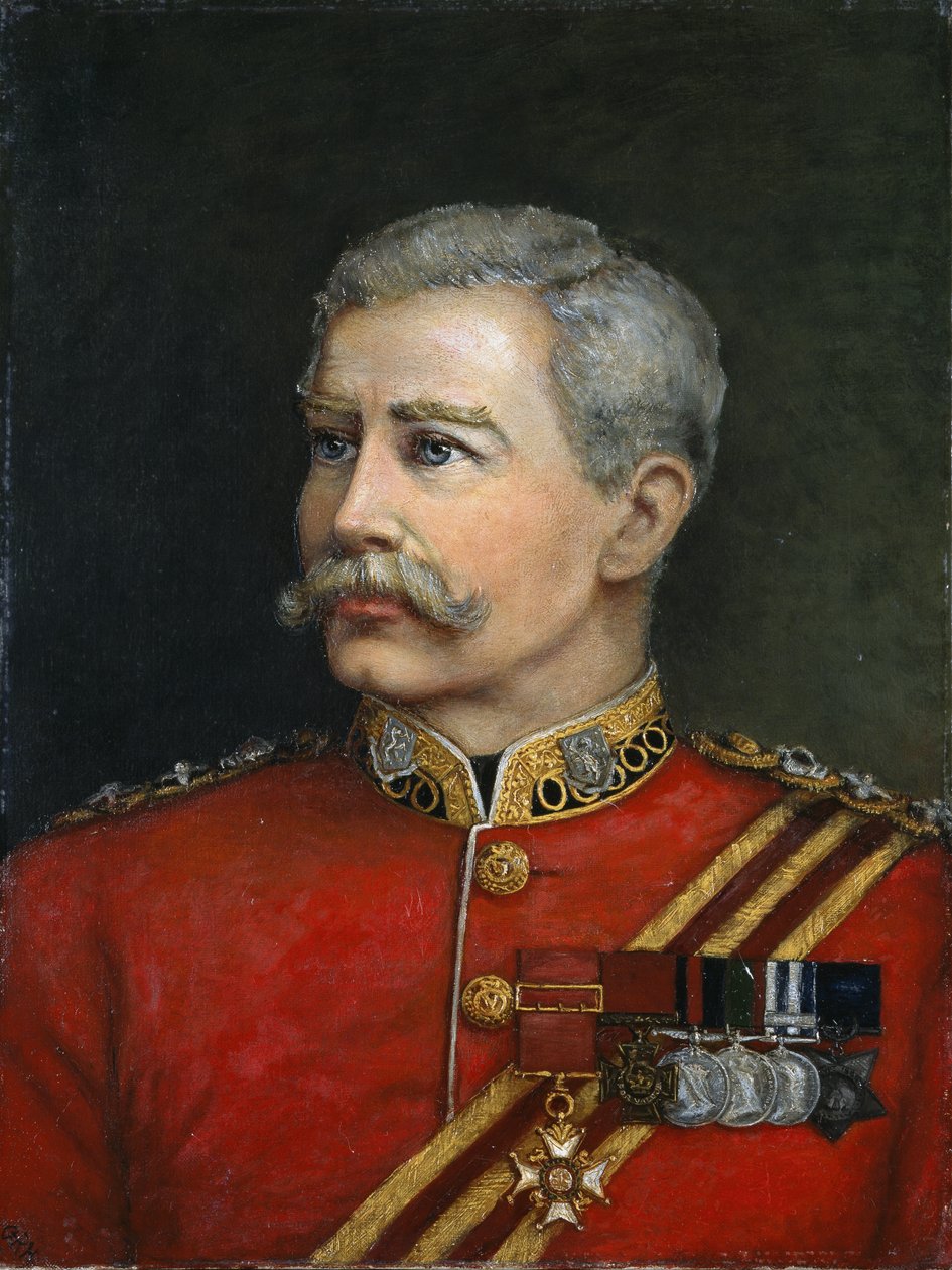 Oberst Hugh Shaw VC CB, Royal Irish Regiment, 1885 von English School