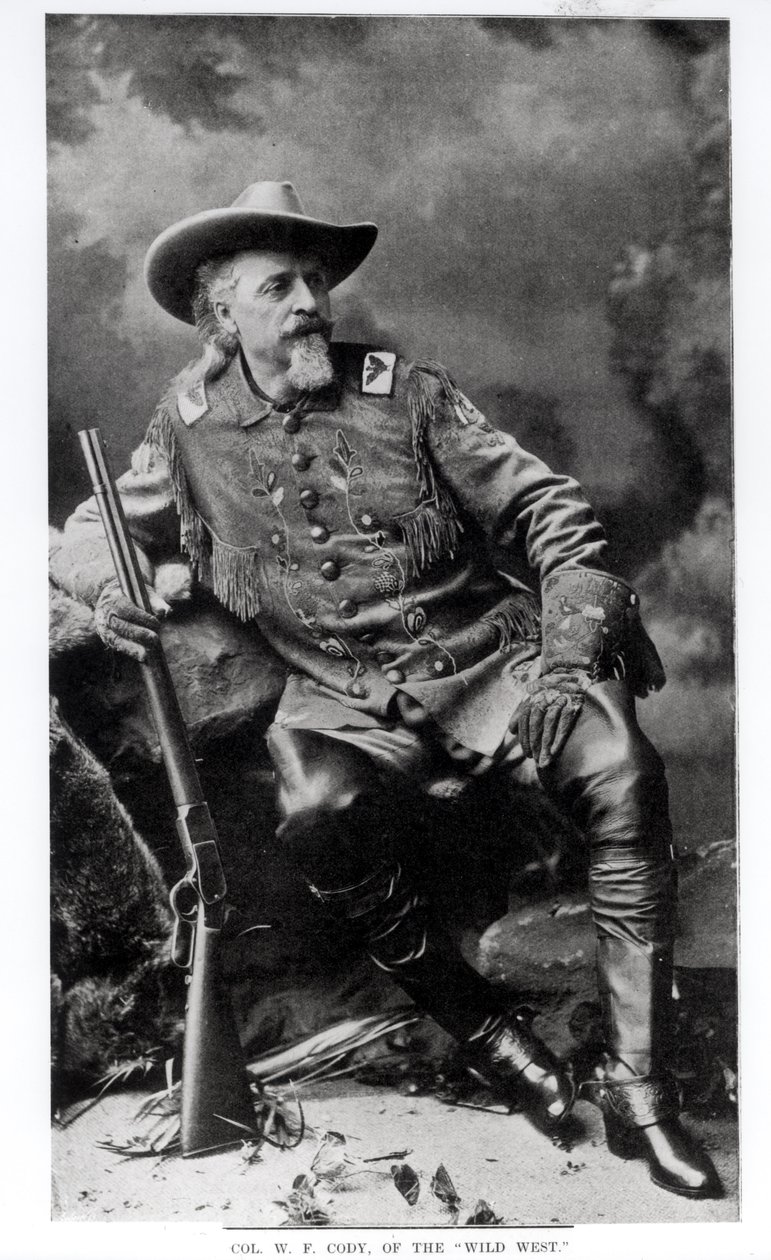Oberst William Frederick Cody, auch bekannt als Buffalo Bill, 1903 von English School
