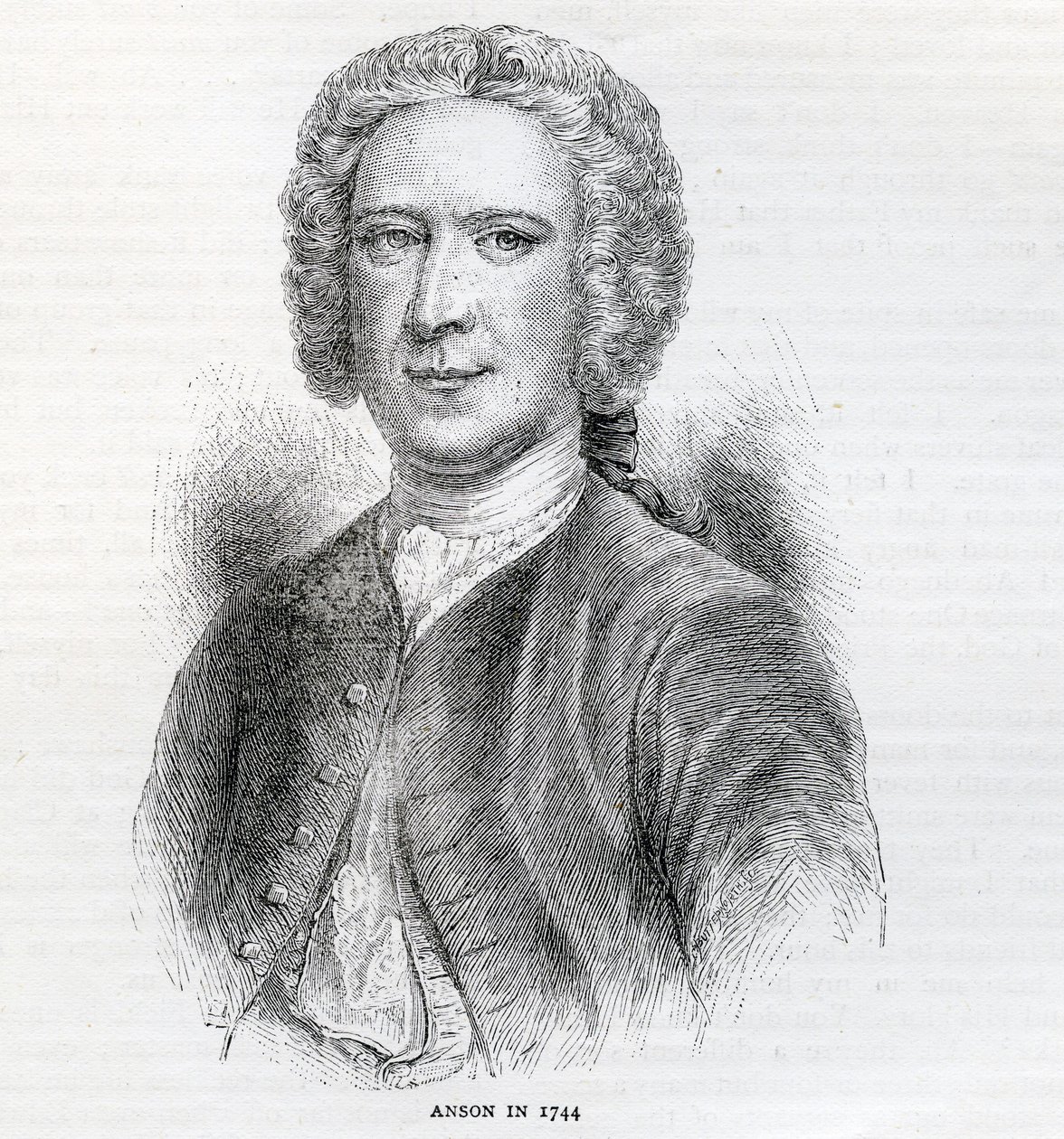 Kommodore George Anson, 1. Baron Anson (1697-1762) von English School