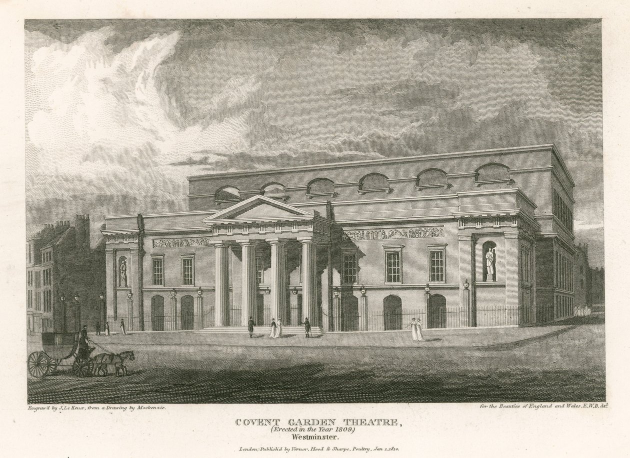 Covent Garden Theatre, Westminster, London von English School