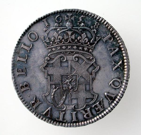 Krone von Oliver Cromwell, London Mint, 1658 (Rückseite) von English School