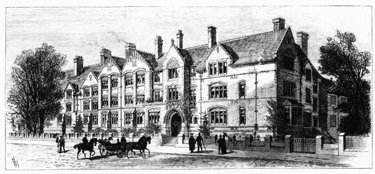 Dalton Hall, Wohnheim für Studenten der Victoria University, Manchester von English School
