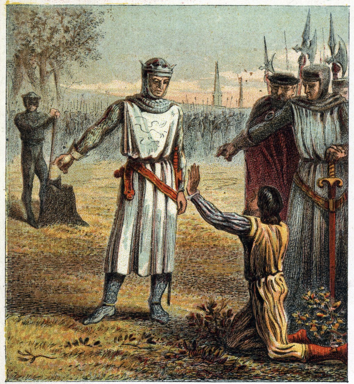 Tod durch Enthauptung von Piers Gaveston (Piles de Gabaston oder Gavaston) von English School