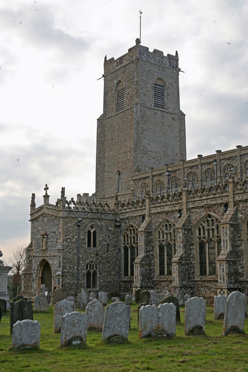 Ansicht der Kirche von Süden von English School
