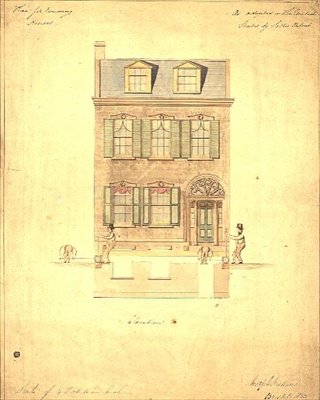 Entwurf für das Kleine Theater, Haymarket, ca. 1800 von English School