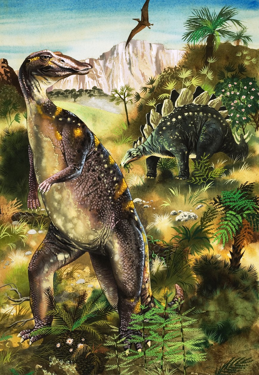 Dinosaurier, Illustration aus 