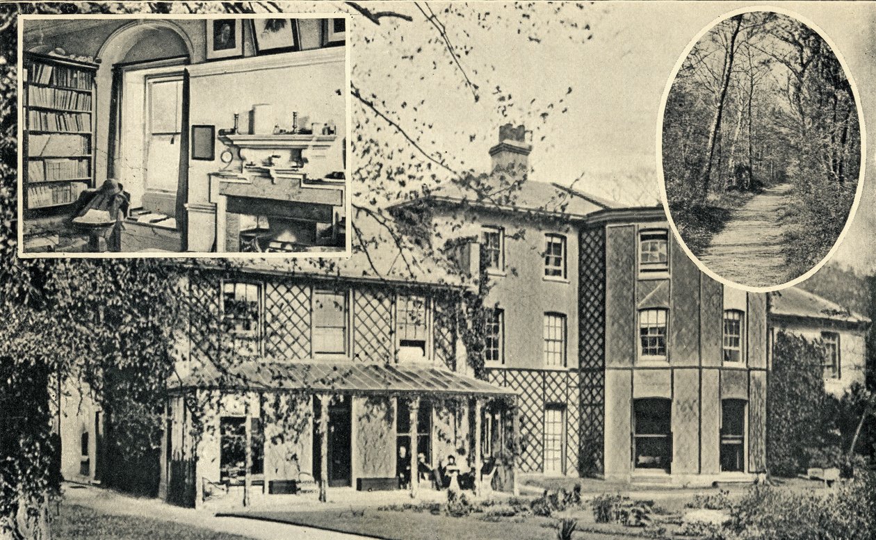 Down House, Downe, Heimat von Charles Darwin (1809-82) ab 1842 von English School