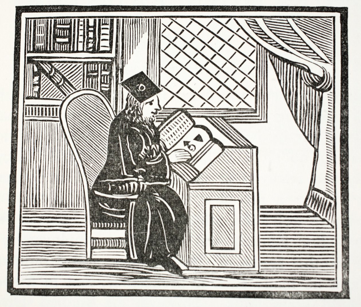 Dr. John Faustus, Illustration aus Chap-books of the Eighteenth Century von John Ashton, veröffentlicht 1882 von English School