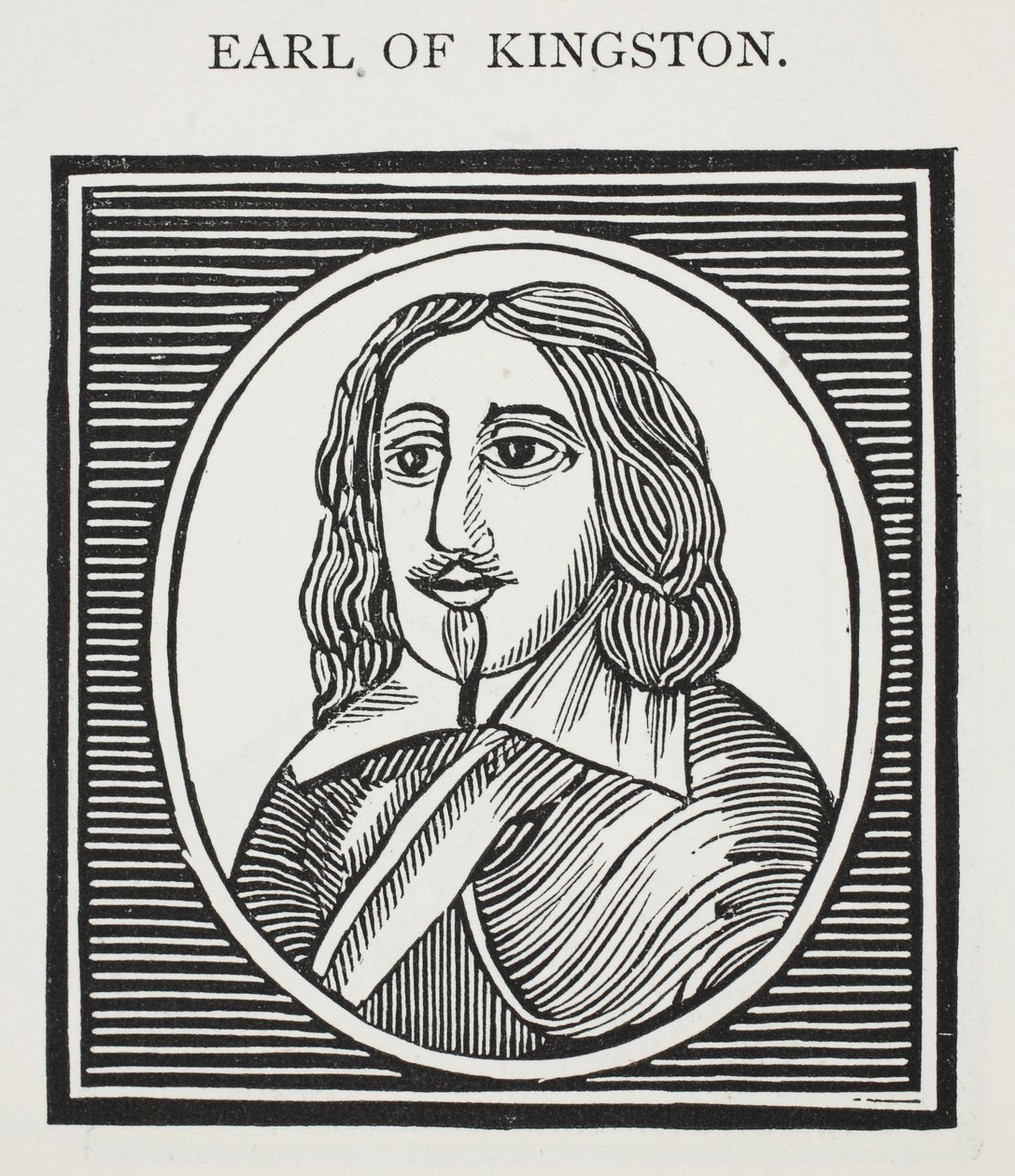 Earl of Kingston (1600-80), Illustration aus Chap-books des achtzehnten Jahrhunderts von John Ashton, veröffentlicht 1882 von English School