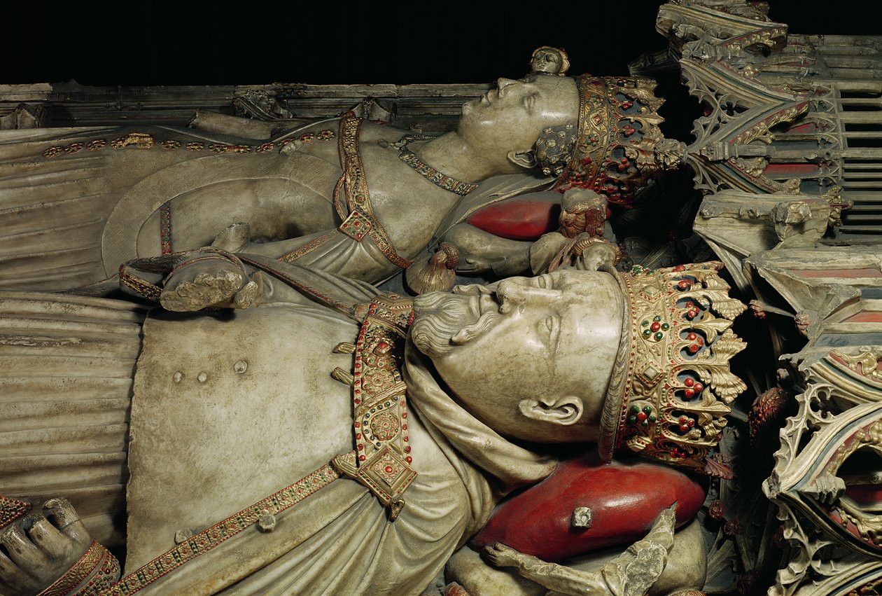 Abbild von Heinrich IV. (1367-1413) auf seinem Grab in der Kathedrale von Canterbury (Marmor) von English School