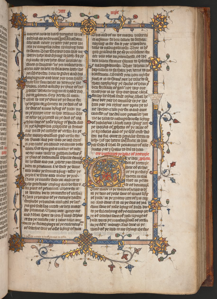 Egerton 617, Wycliff-Bibel, vor 1397 von English School