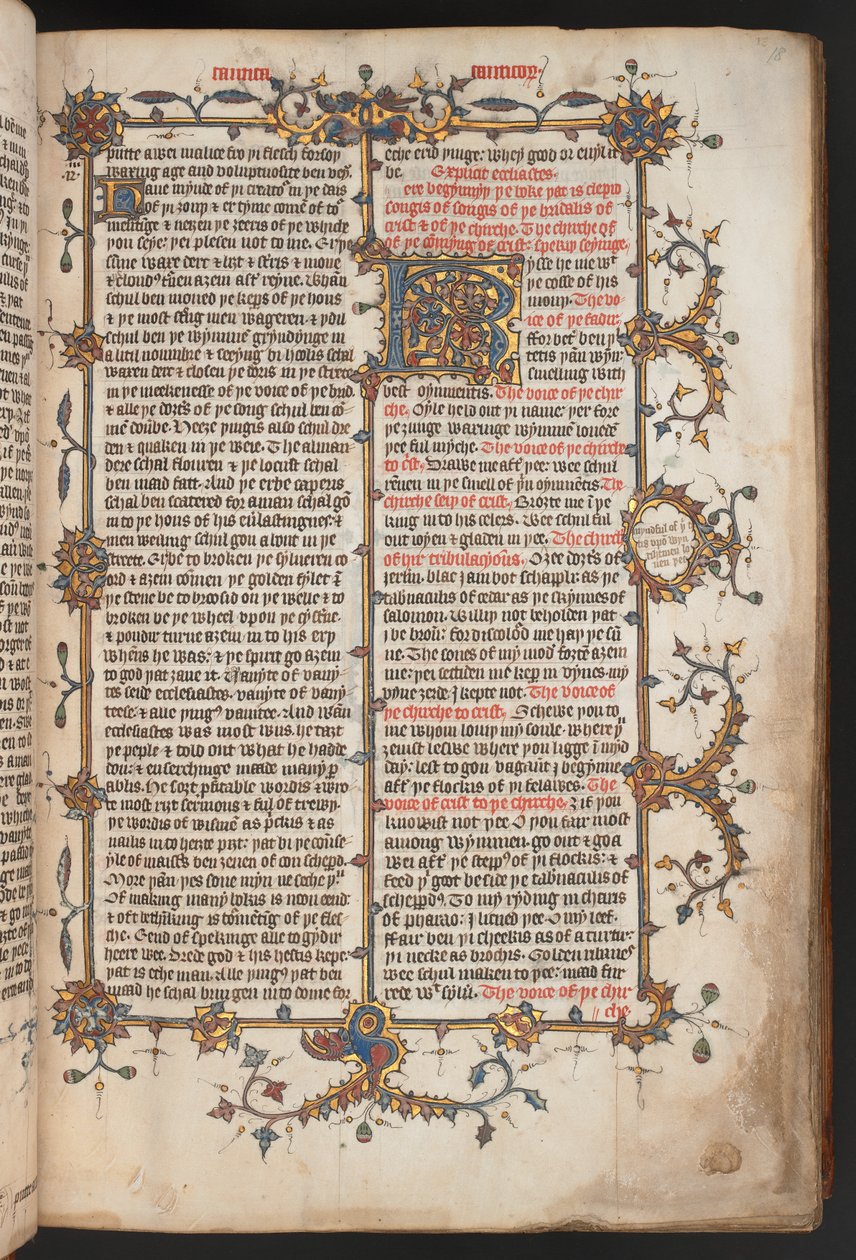 Egerton 617, Wycliff-Bibel, vor 1397 von English School