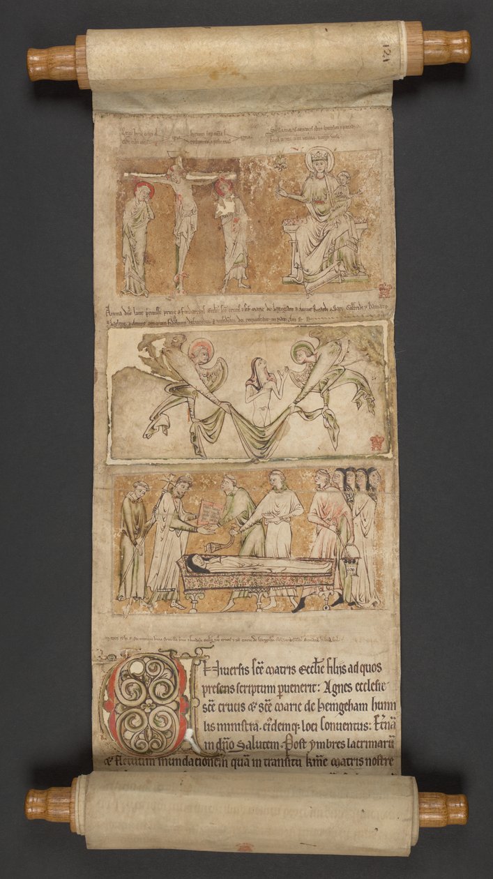 Egerton MS 2849, Membran I, um 1225-30 von English School