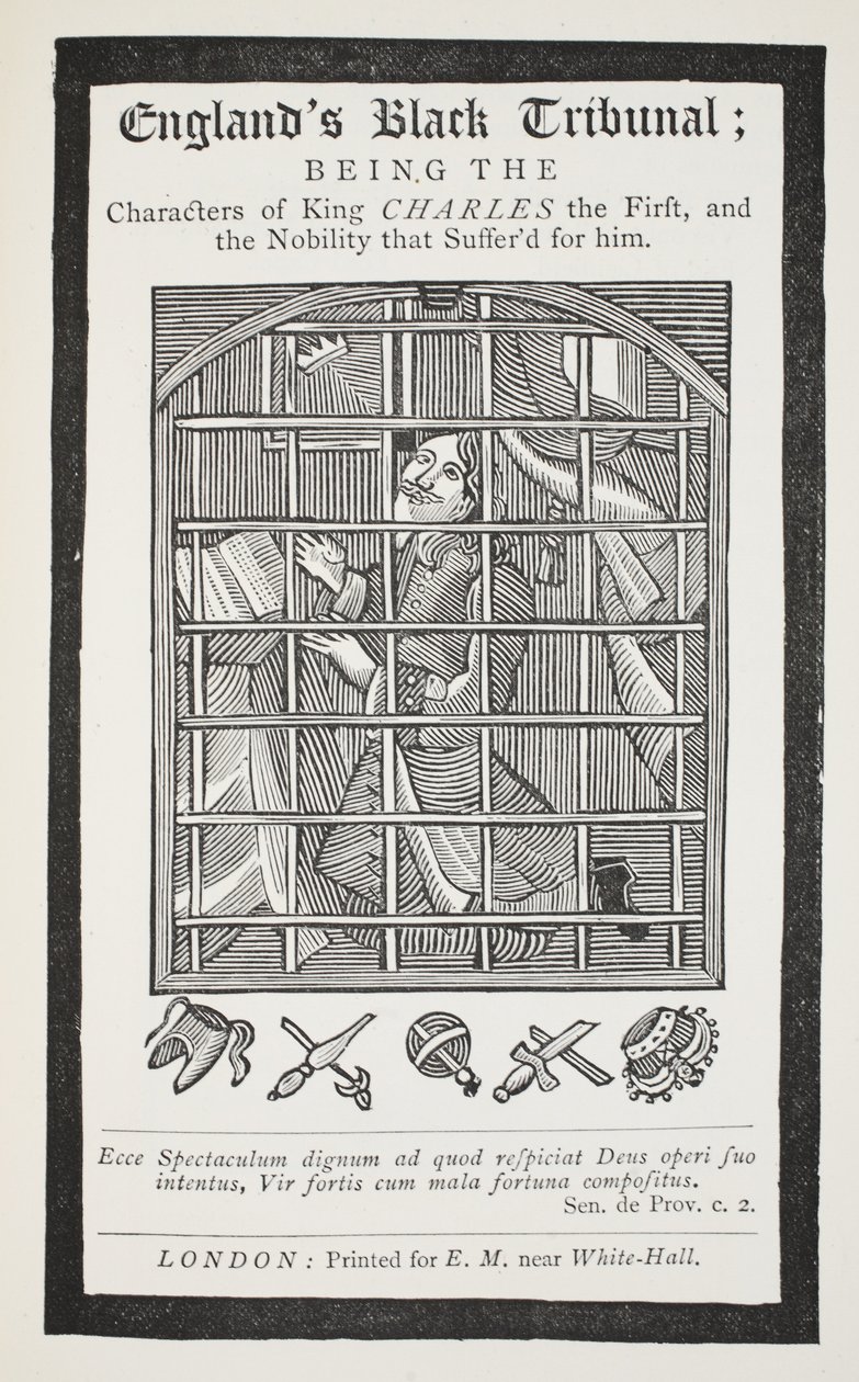 Englands Schwarzes Tribunal, Illustration aus Chap-books des achtzehnten Jahrhunderts von John Ashton, veröffentlicht 1882 von English School