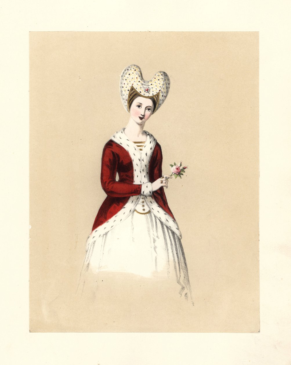 Mode während der Herrschaft von Heinrich V. und VI., Illustration aus 