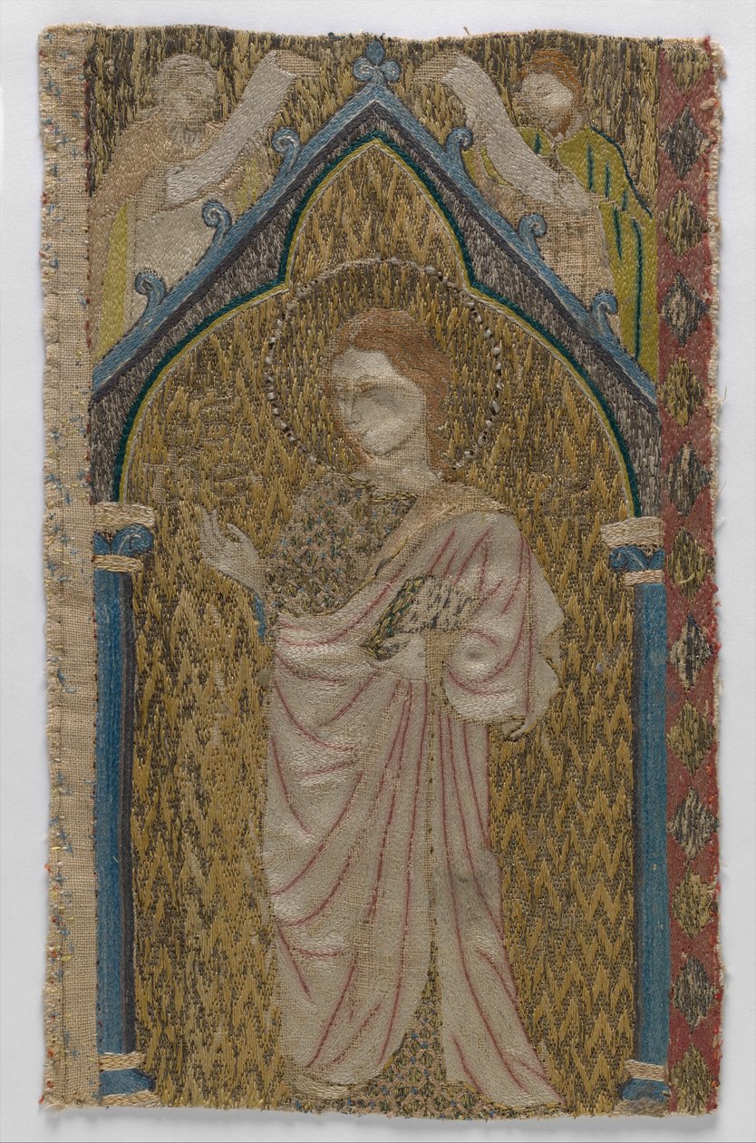 Fragment eines Orphreys von English School