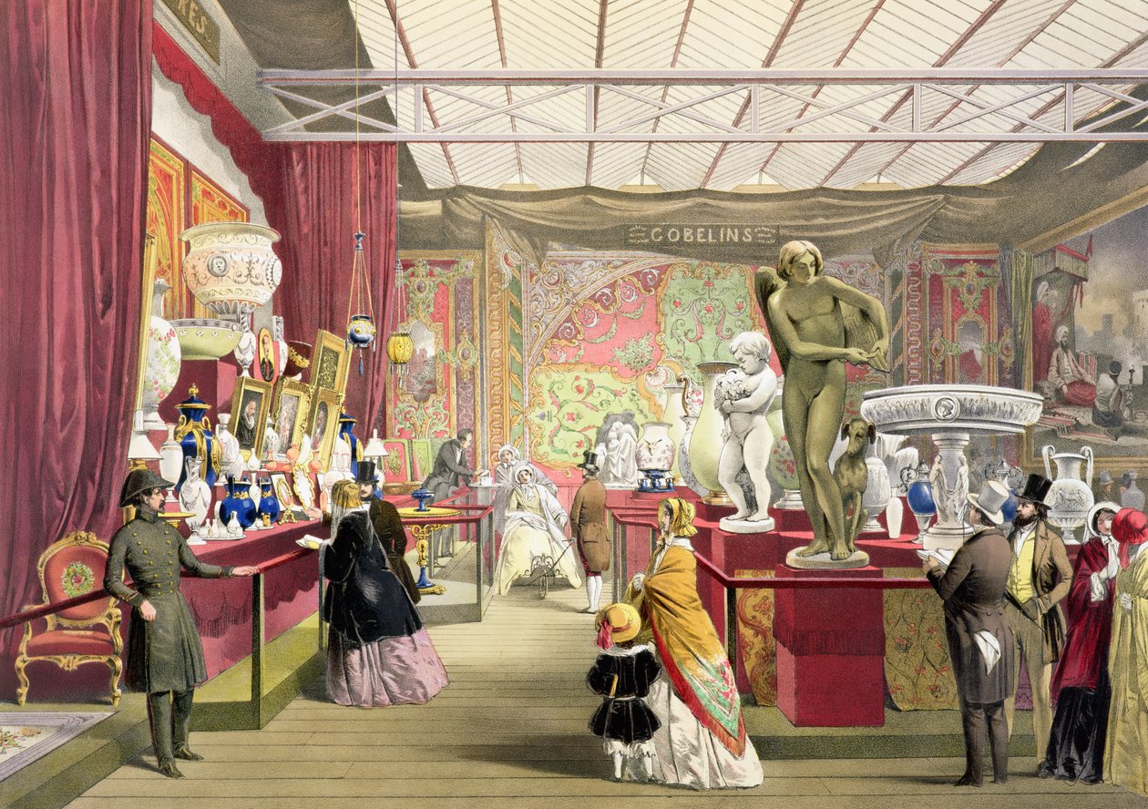 Frankreich Nr. 3, aus Dickinsons umfassenden Bildern der Großen Ausstellung von 1851, veröffentlicht 1854 von English School