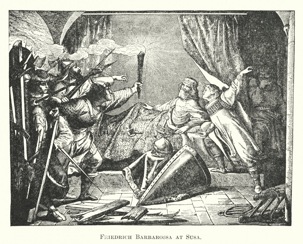 Friedrich Barbarossa in Susa von English School