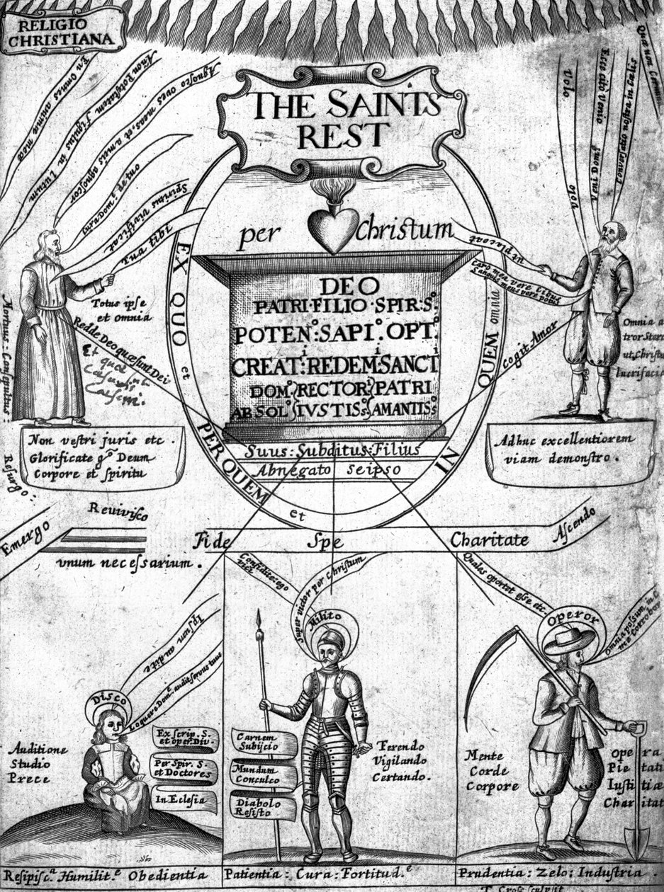 Frontispiz zu The Saints Everlasting Rest von Richard Baxter von English School