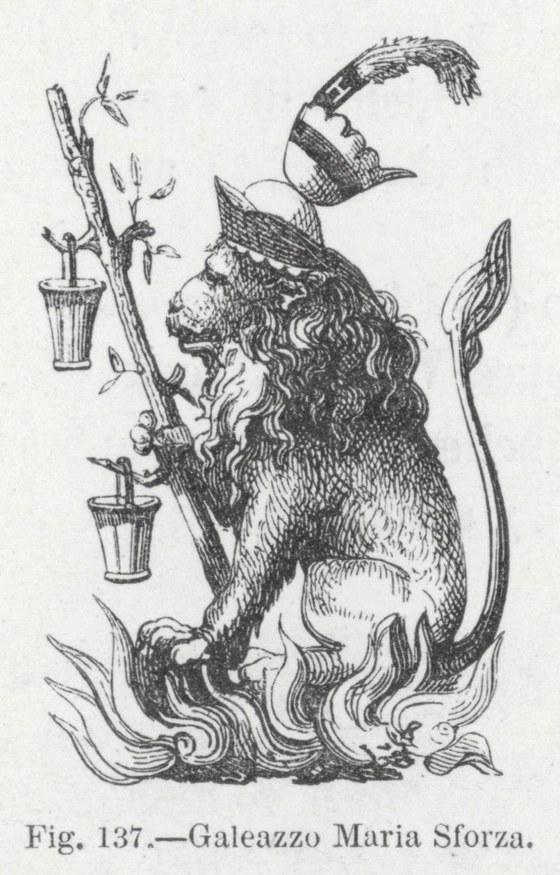 Galeazzo Maria Sforza (Gravur) von English School