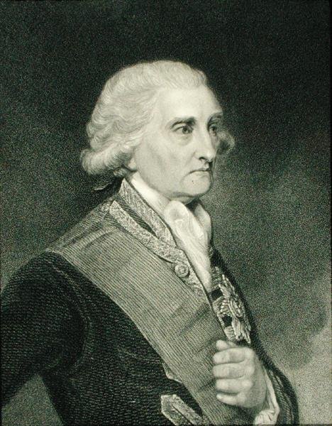 George Brydges Rodney (1718-92) 1. Baron Rodney von Stoke-Rodney, aus 