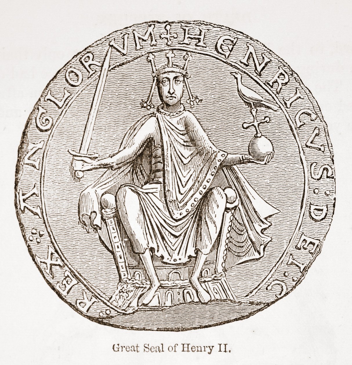 Großes Siegel von Heinrich II von English School