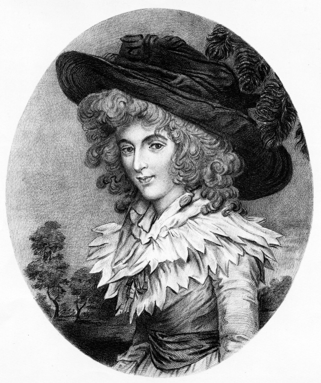 Henrietta Ponsonby, Gräfin von Bessborough, Anfang des 19. Jahrhunderts von English School