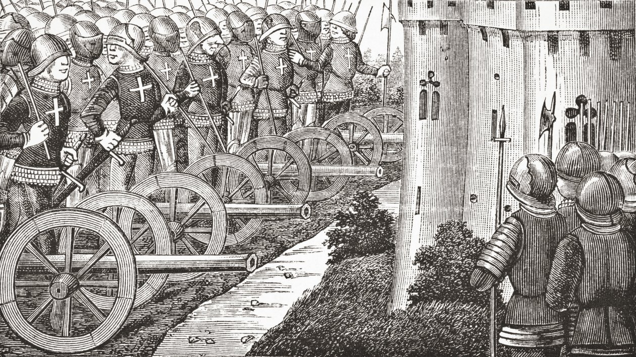 Wie der Comte de Foix starke Plätze in Guienne einnahm, 1878 von English School