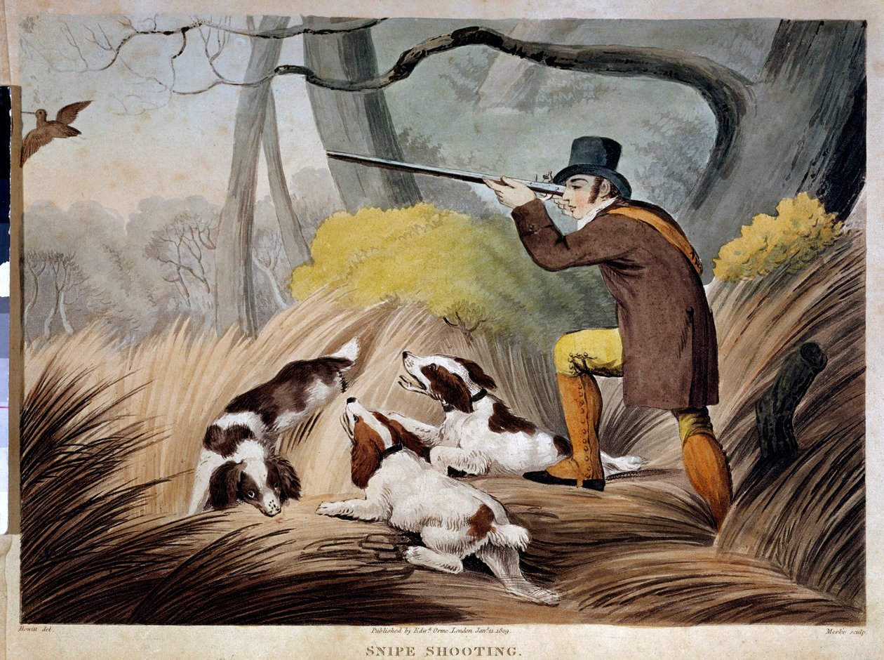 Jagd auf einen Bock in England von English School