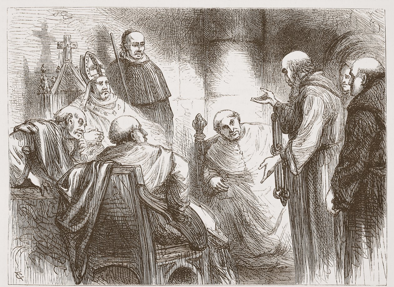 Illustration aus Die Geschichte des Protestantismus von James Aitken Wylie, veröffentlicht 1878 von English School