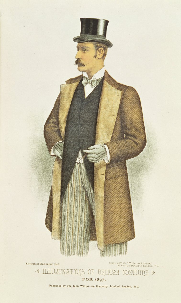 Illustration der britischen Kostüme, veröffentlicht von der John Williamson Company Ltd, 1897 von English School