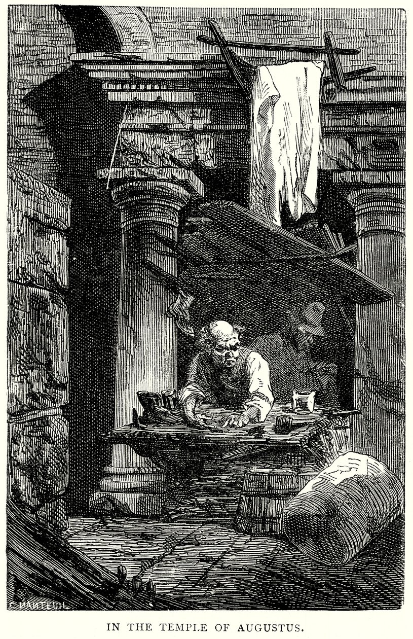 Im Tempel des Augustus von English School