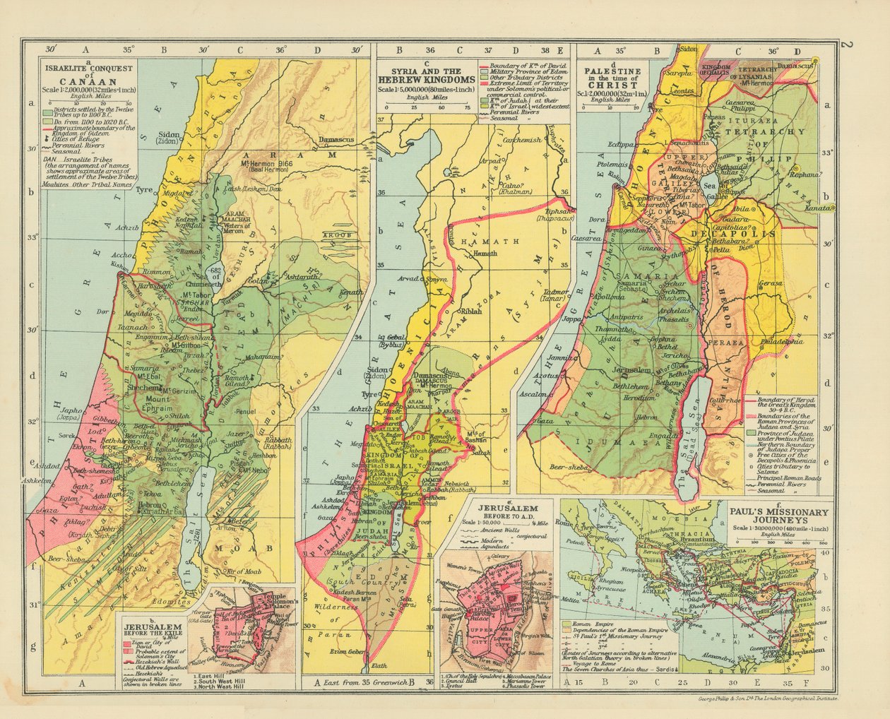 Israelitische Eroberung Kanaans. Jerusalem vor dem Exil. Syrien und die hebräischen Königreiche von English School