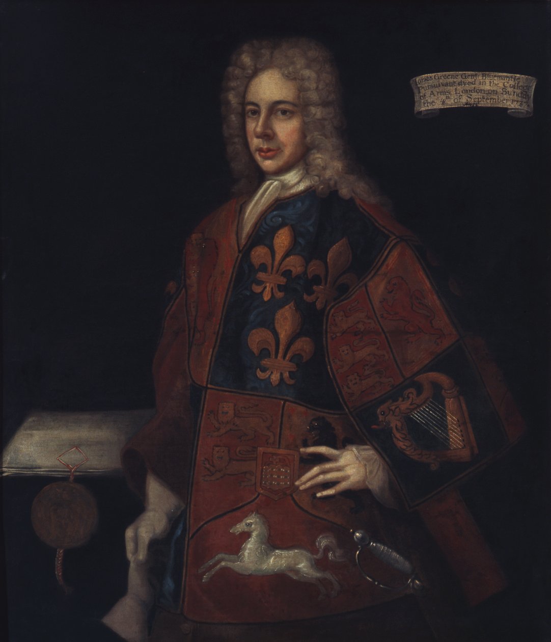 James Green, Bluemantle Herold von English School