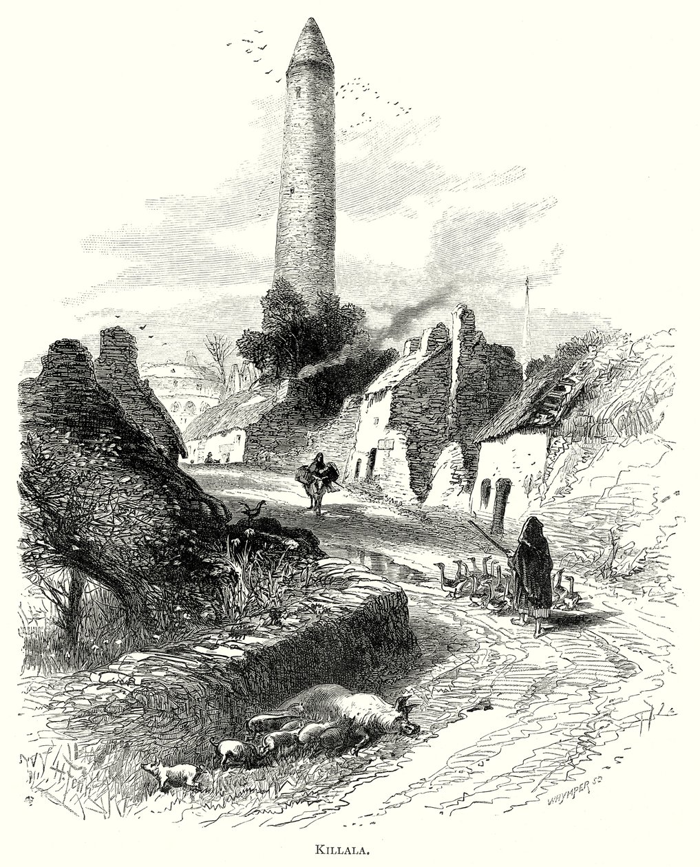 Killala (Gravur) von English School