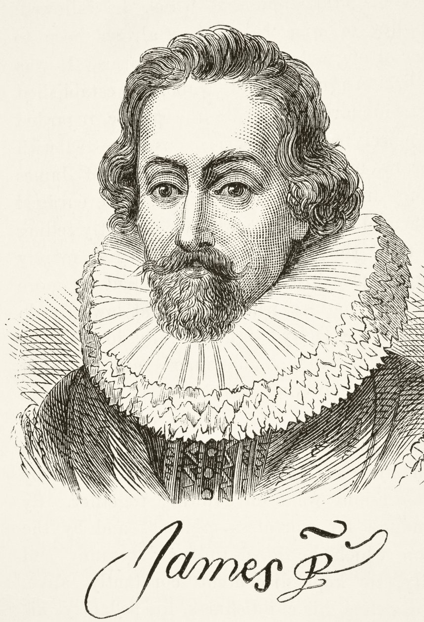 König James I. von England, aus 