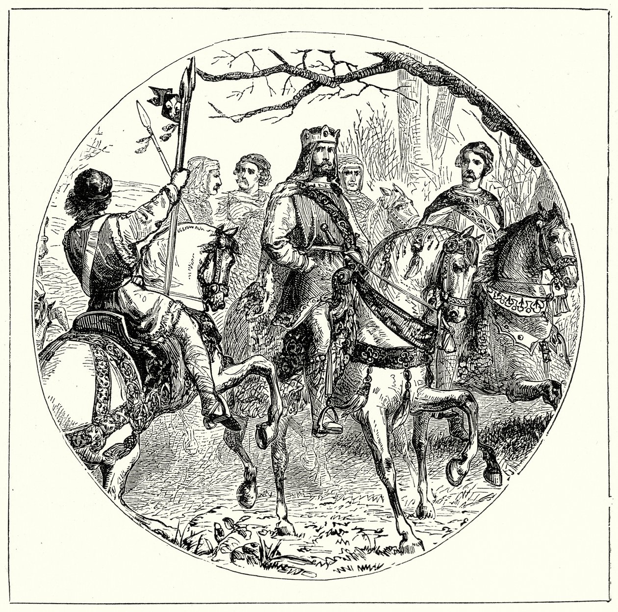 König Johann (Gravur) von English School