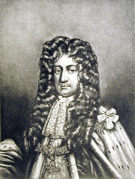 Laurence Hyde (1641-1711) 1. Earl of Rochester, Illustration aus Portraits of Characters Illustrious in British History, graviert von Robert Dunkarton (Mezzotinto) von English School