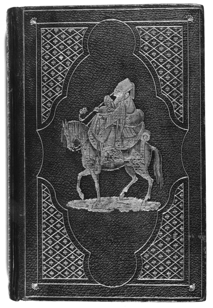 Lederumschlag für Eothen; oder, Traces of Travel Brought Home from the East von Alexander William Kinglake (1809-91), veröffentlicht 1844 von English School