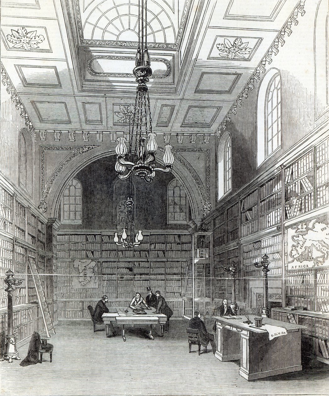 Bibliothek des House of Lords, aus 