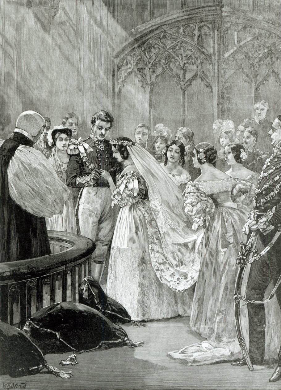 Hochzeit von Königin Victoria (1819-1901) und Prinz Albert (1819-61) im St. James